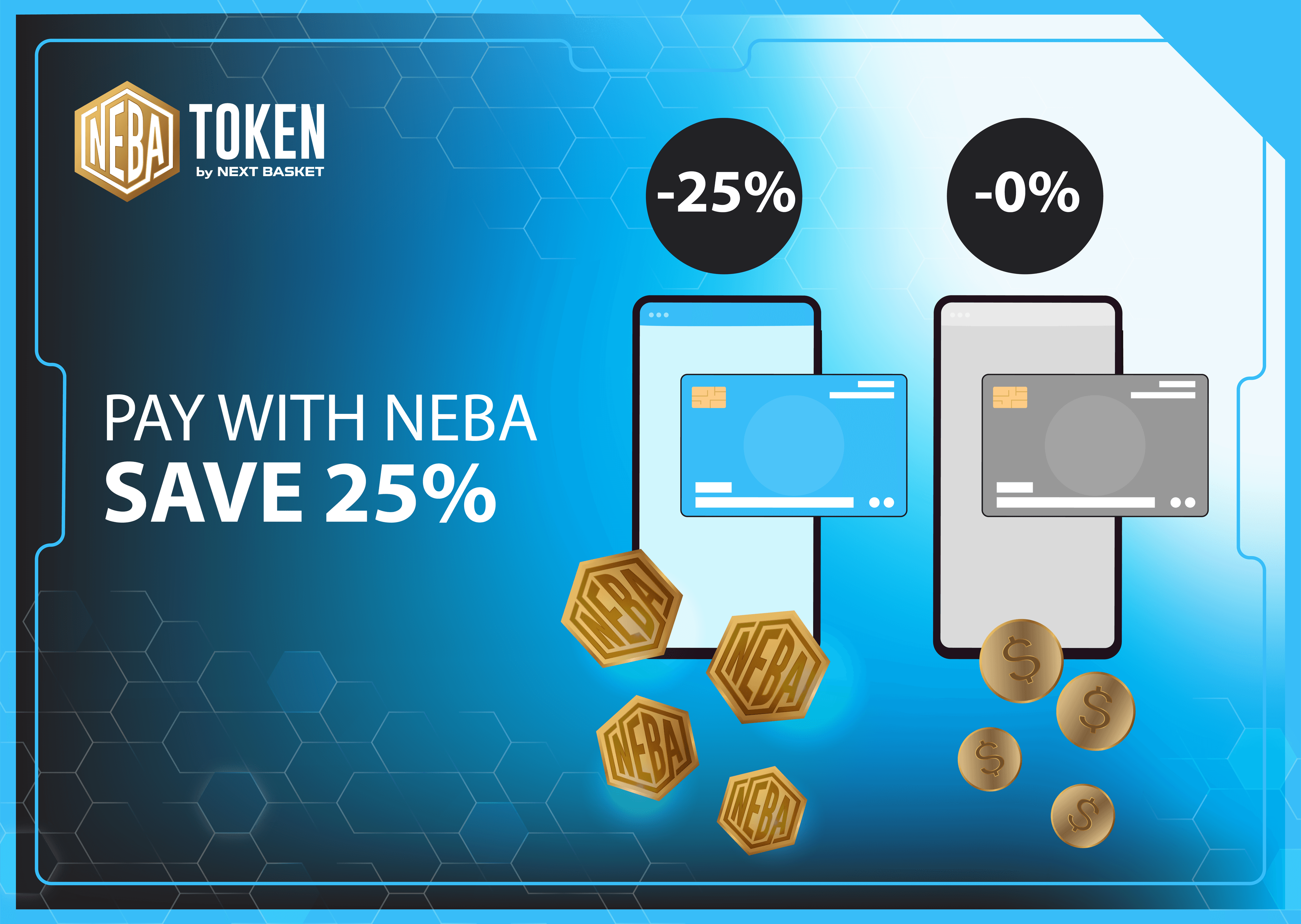 NEBA Token 25% Platform-Fee Discount